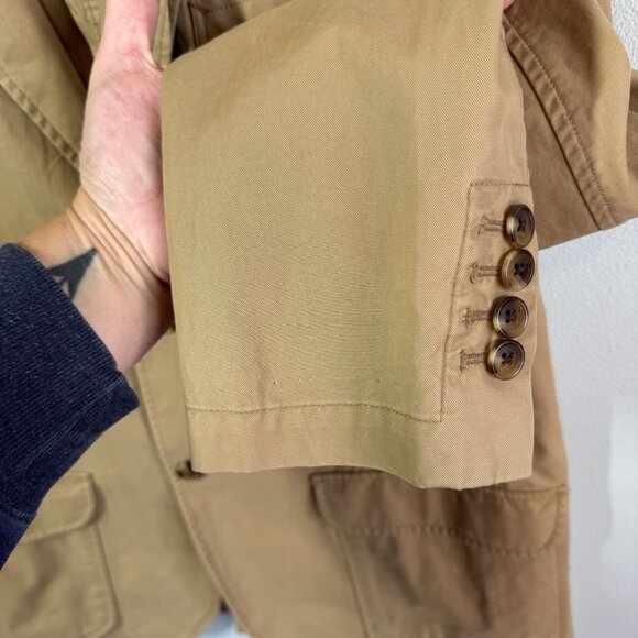 Mossimo Womens Blazer Jacket Large Camel Brown 2 Button Smart Casual Pockets - Picture 6 of 12